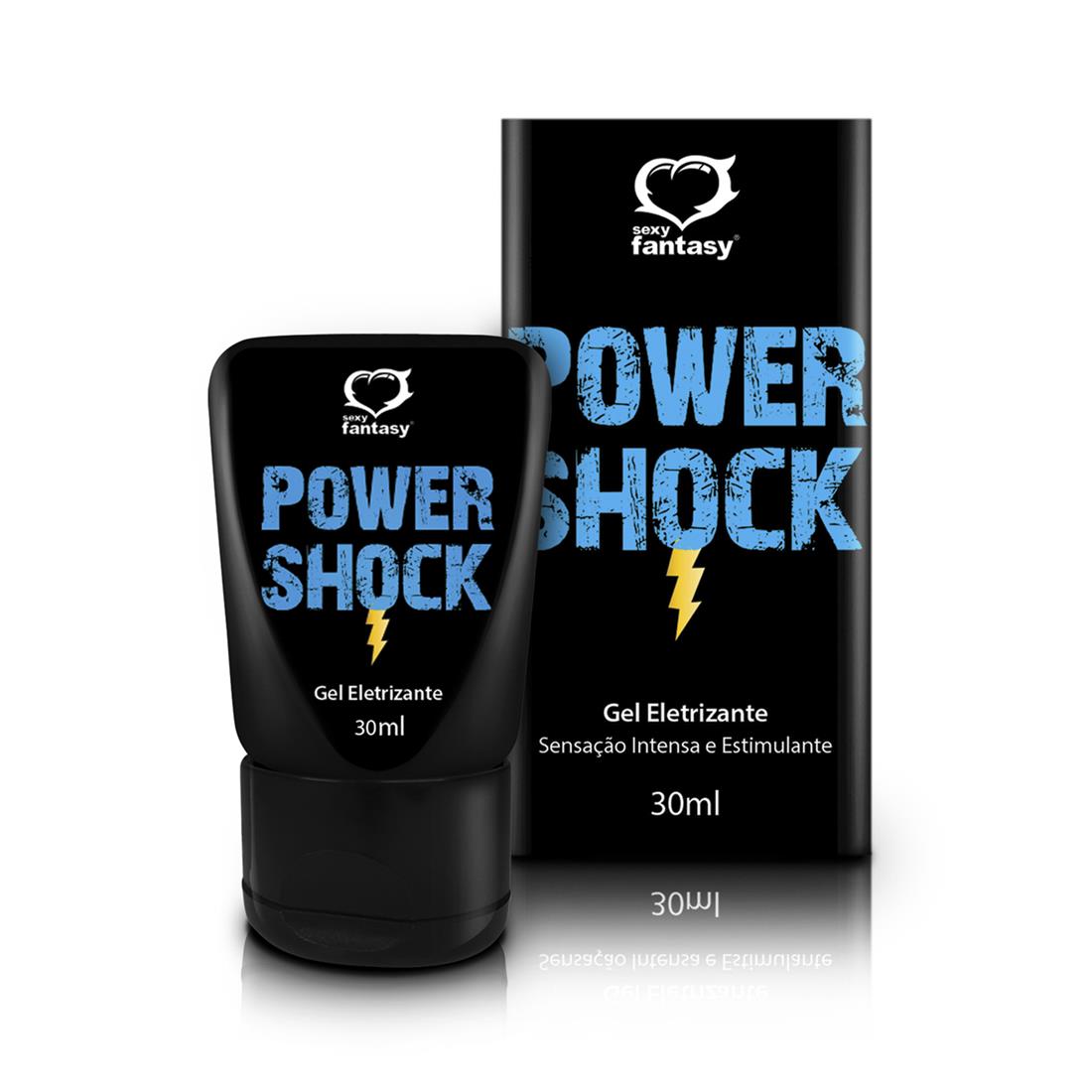 Kit 03 Unidades Power Shock Gel Eletrizante 30ml Sexy Fantasy