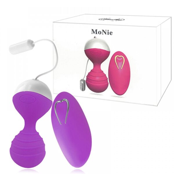 Vibrador Esfera para Pompoar Recarregável Wireless com 10 Modos de Vibração - MAN NUO MoNie - Sexshop
