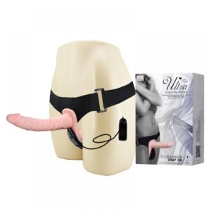 Cinta Peniana com Plug Vaginal e Vibração Multivelocidade - ULTRA PASSIONATE HARNESS - Sex shop