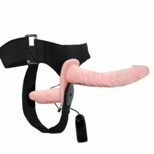 Cinta Peniana com Plug Vaginal e Vibração Multivelocidade - ULTRA PASSIONATE HARNESS - Sex shop