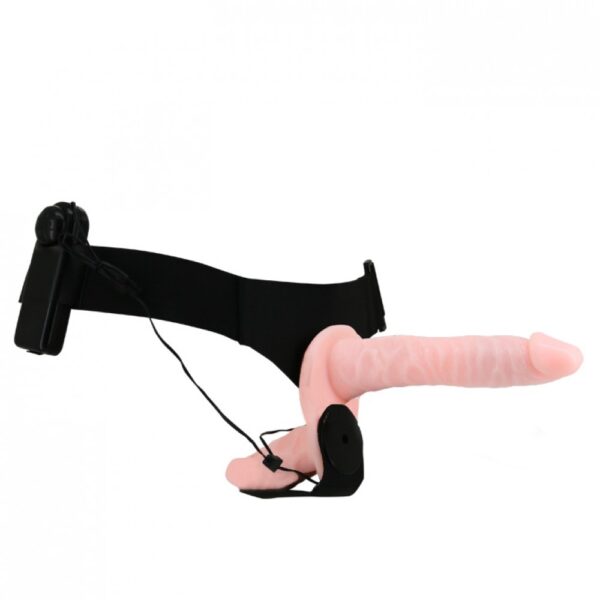 Cinta Peniana com Plug Vaginal e Vibração Multivelocidade - ULTRA PASSIONATE HARNESS - Sex shop