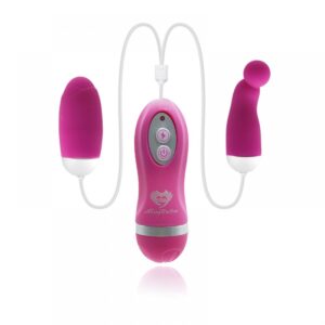 Vibrador Cápsula Dupla com 30 Modos de Vibração - VIBRATING EGG MBQ - Sexy shop