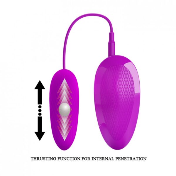 Vibrador Cápsula com Peso Interno - DESIRABLE FLIRT NAUGHTY EGG - Sexshop