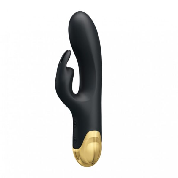 Vibrador Recarregável Luxuoso Banhado em Ouro 24k com 7 Modos de Vibração - PRETTY LOVE DOUBLE PLEASURE - Sexy shop