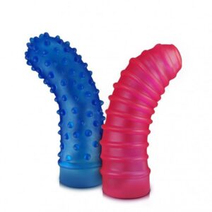 Kit 02 Capas Estimuladoras de Dedo Sexy Fantasy - Sexshop