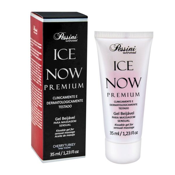 Ice NOW! Premium Gel Gelado Comestível Cereja Turquesa 35ml Pessini - Sex shop