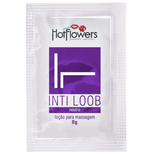 Lubrificante Íntimo IntiLoob Neutro Sachê 8g HotFlowers - Sexshop