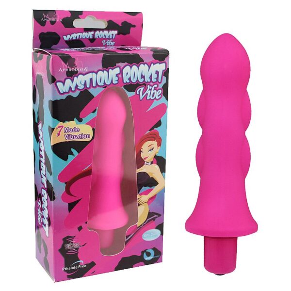 Vibrador Escalonado em Silicone com 7 Vibrações Impulse - MYSTIQUE ROCKET VIBE - Sex shop - Image 5