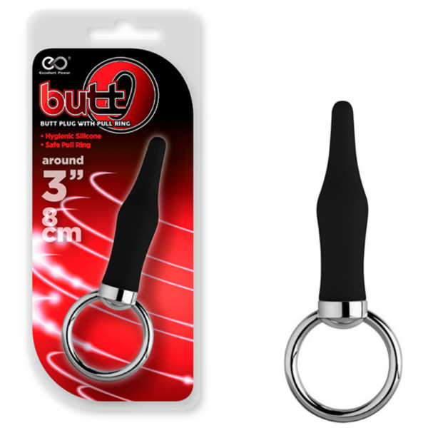 Plug Anal 8cm NANMA Butt Plug With Pull Ring - Sex shop