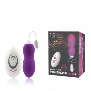 Cápsula Vibratória Wireless Recarregável com 12 Modos de Vibração - VIBRATING EGG - Sexshop