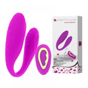Vibrador para Casal com Controle Wireless Sense Motion com 30 Modos de Vibração - PRETTY LOVE INDUGENCE 2 - Sexshop