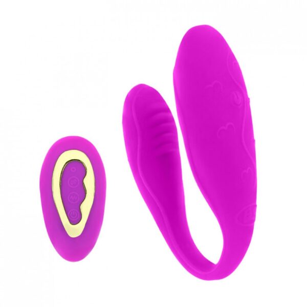 Vibrador para Casal com Controle Wireless Sense Motion com 30 Modos de Vibração - PRETTY LOVE INDUGENCE 2 - Sexshop