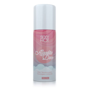 Óleo Térmico Aerosol Beijável - Algodão Doce - 66ML - Sex shop