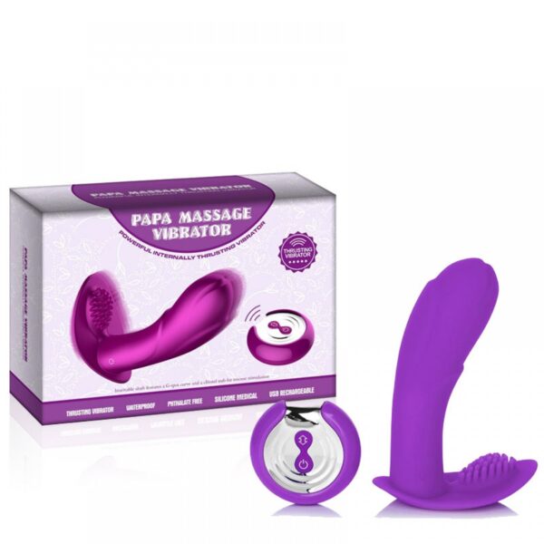 Estimulador Clitoriano Wireless com 7 Potentes Modos de Impulso - PAPA MASSAGE VIBRATOR - Sexy shop