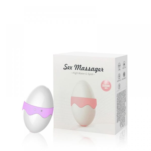 Estimulador Clitoriano Formato Ovo com 7 Modos de Vibração - SEX MASSAGER - Sexshop