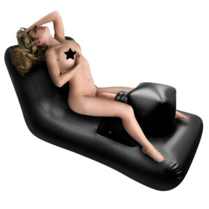 Cama inflável com maquina de sexo - Dark Magic - 3 penis diferentes, controle sem fio e pump - Sex shop