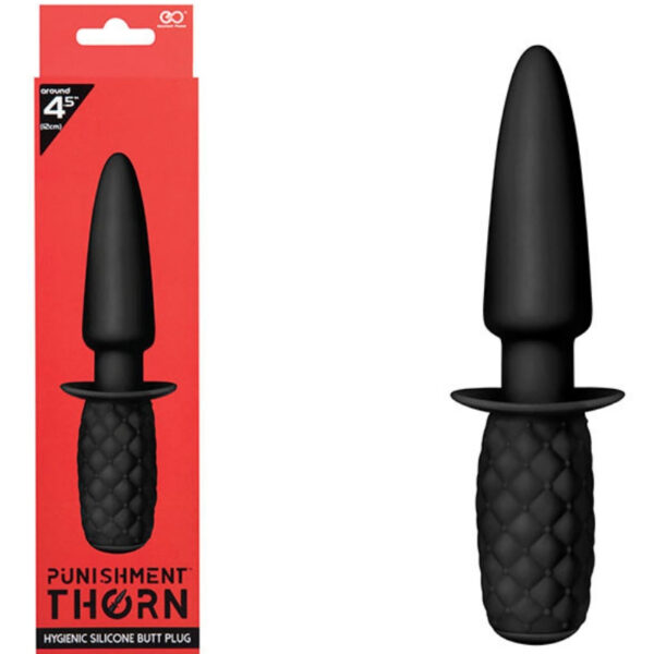 Plug Anal Punishment Thorn - 4,5" Silicone Butt Plug - Sexshop