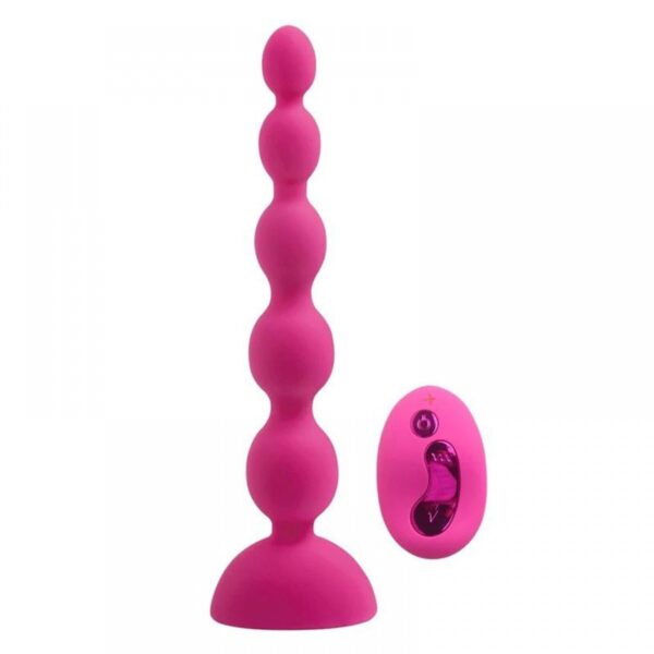 Plug Anal Recarregável Wireless com 10 Modos de Vibração - ANAL BEADS - Sex shop