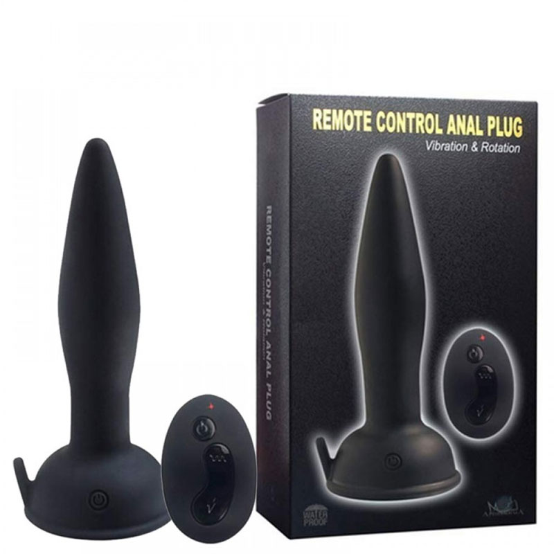 Plug Anal Recarregável com Esferas Rotativas - REMOTE CONTROL ANAL PLUG - Sexshop