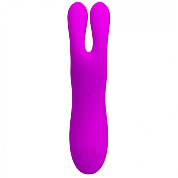 Estimulador Recarregável com Sucção e Vibração em Formato de Coelho - PRETTY LOVE RALAP - Sexshop