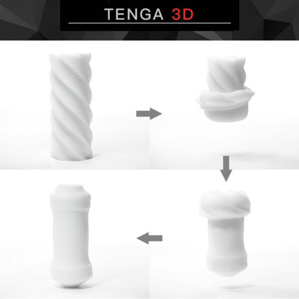 Masturbador Tenga 3D - Zen - Uma suave forma de prazer - Sexshop