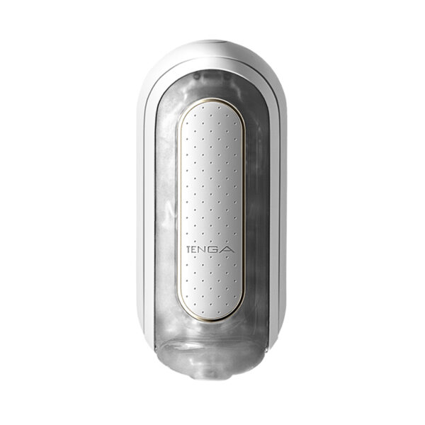 Masturbador Tenga Flip ZERO Vibração Elétrica - White Strong Edition - Sexshop