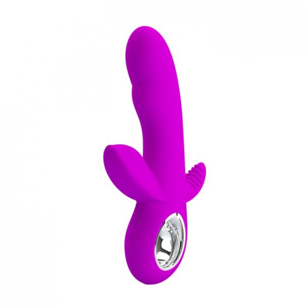 Vibrador Recarregável com Estimulador Duplo com Cerdas Macias - PRETTY LOVE HUMPHRAY - Sex shop