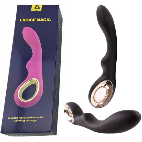 Vibrador Recarregável Magic em Puro Silicone - 16 Velocidades - 18cm - Sex shop