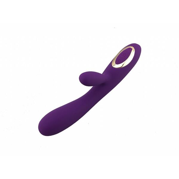 Vibrador e Estimulador Ponto G e Clitoral, Silicone Recarregável - Sexshop