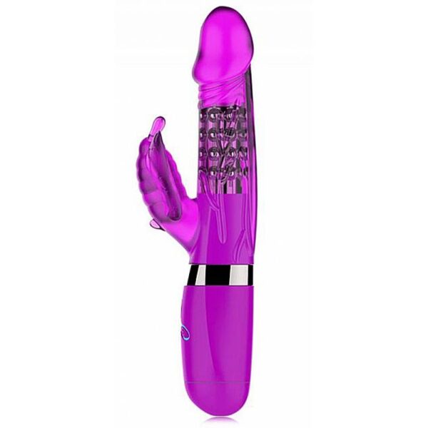 Vibrador Rotativo com Borboleta Estimuladora de Clitóris IGOX - 6 Vibrações - Sex shop