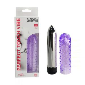 Personal Cromado com Capa Texturizada Sleeve 13 cm - Sex shop