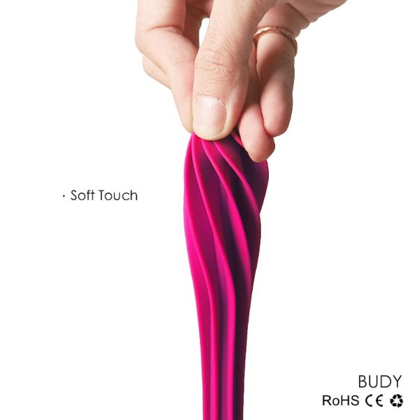 Vibrador com Rotação Twister em Silicone Ultra Macio - 100% à Prova de Água - USB Magnético - Sex shop