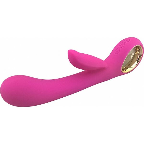 Vibrador Recarregável Alice em Puro Silicone - 16 Velocidades - 19cm - Sex shop