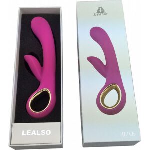 Vibrador Recarregável Alice em Puro Silicone - 16 Velocidades - 19cm - Sex shop