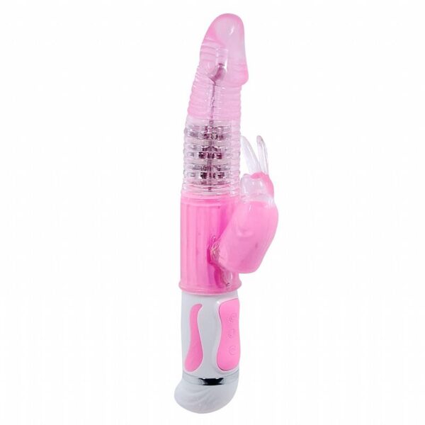 Vibrador Jack Rabbit Fascination Rotativo com Estimulador Coelhinho - 18 Funções - Sex shop