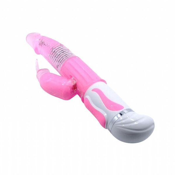 Vibrador Jack Rabbit Fascination Rotativo com Estimulador Coelhinho - 18 Funções - Sex shop