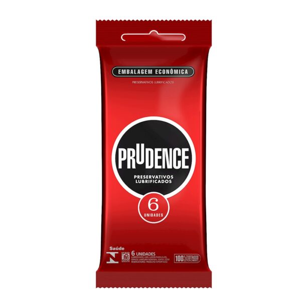 Kit 03 Preservativo Tradicional Lubrificado Prudence 6 unid - Sexshop