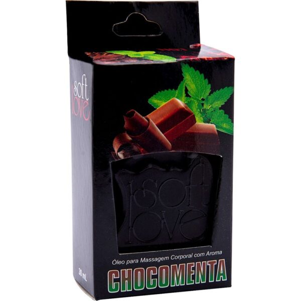 Kit 03 Gel Quente Comestível Chocomenta 30ml SoftLove - Sex shop