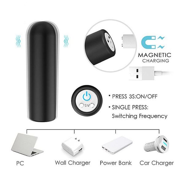 Vibrador Cápsula Massageadora Recarregável - Seed - Sex shop - Image 5
