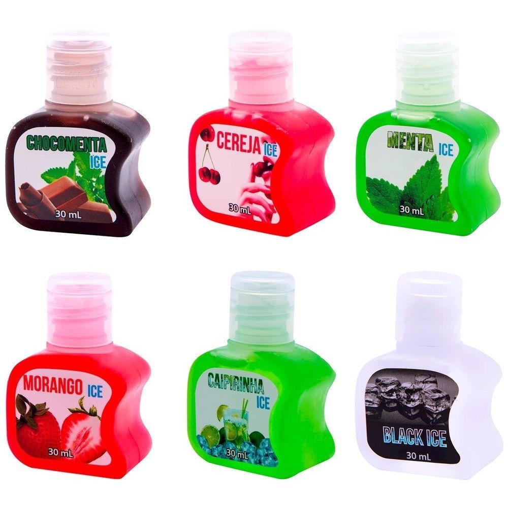 Kit 03 Gel Gelado Comestível Menta 30ml SoftLove - Sex shop-38904