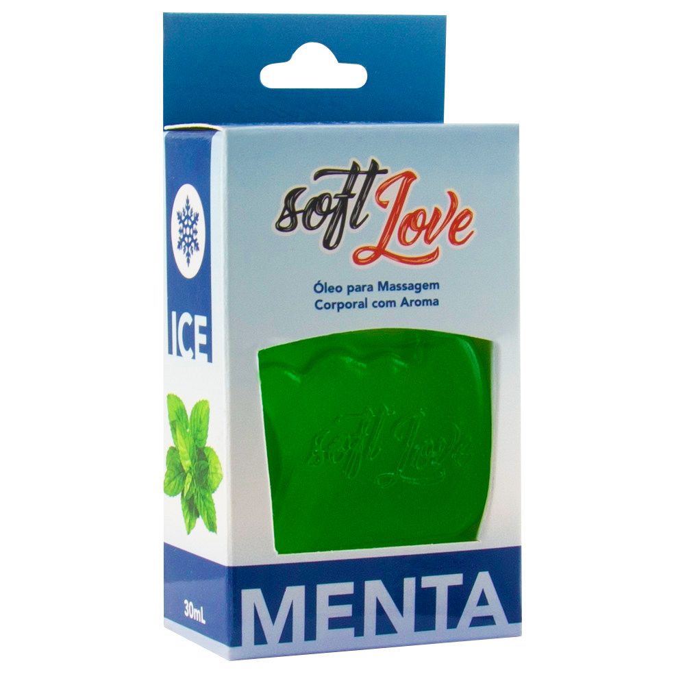 Kit 03 Gel Gelado Comestível Menta 30ml SoftLove - Sex shop