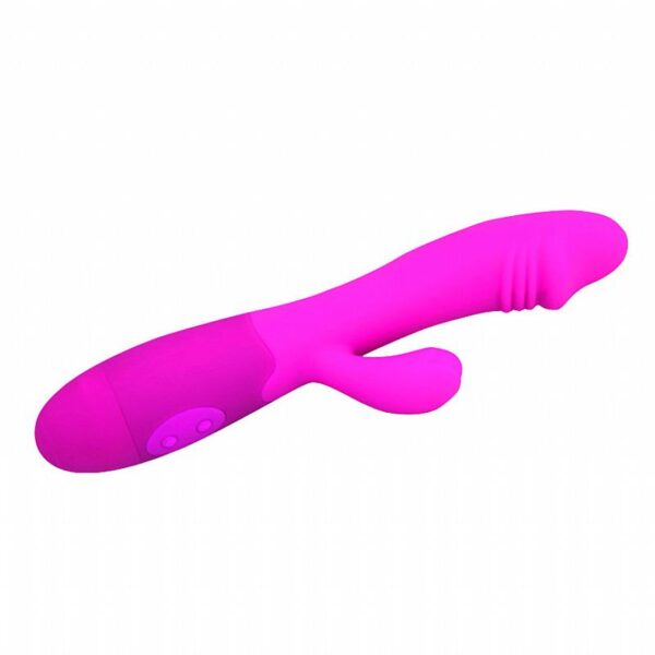 Vibrador Ponto G com Plug Lateral - Pretty Love - Sexshop