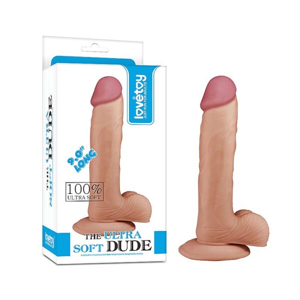 Pênis Realístico Ultra Macio 9.0" - Lovetoy - Sexshop