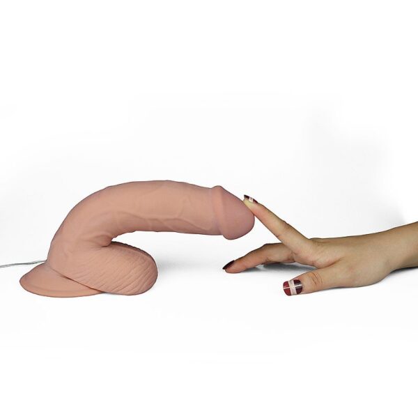 Pênis Realístico com Vibro em CyberSkin com Vibrador - 23x5cm - Lovetoy - Sexshop