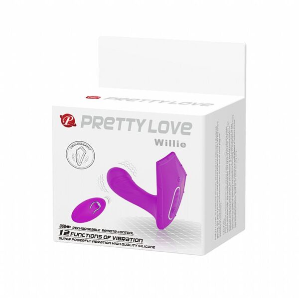 Vibrador para Calcinha Recarregável - Willie - Pretty Love - Sexshop