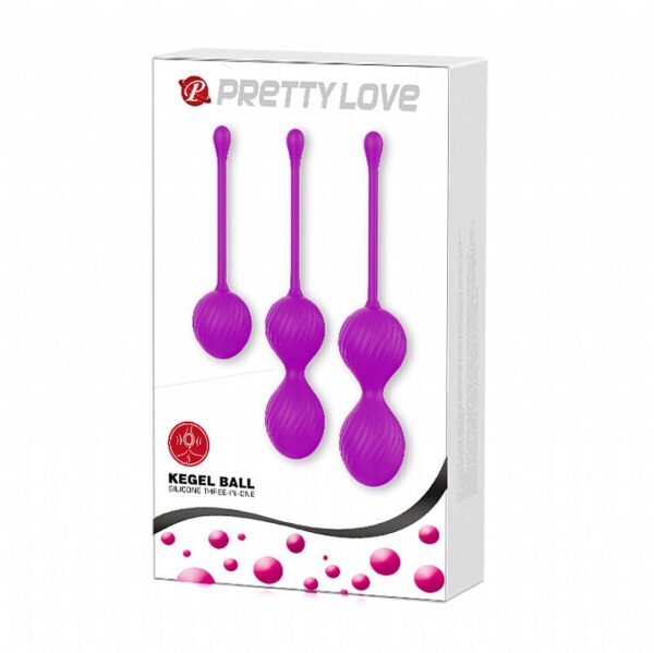 Kit Bolas de Pompoarismo - Kegel Ball - Pretty Love - Sexshop