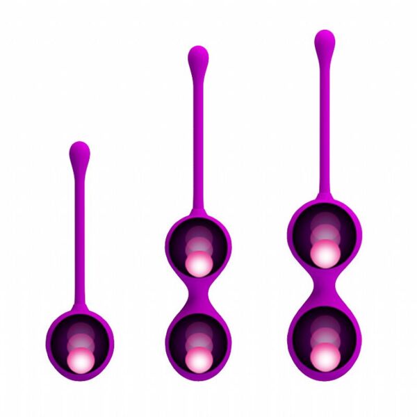 Kit Bolas de Pompoarismo - Kegel Ball - Pretty Love - Sexshop