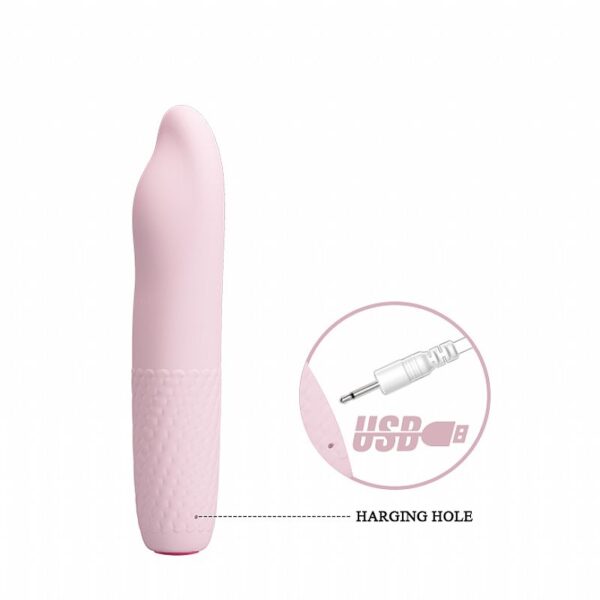 Vibrador Massageador Feminino Recarregável - Pretty Love - Sexshop