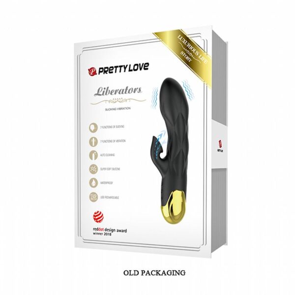 Estimulador de Ponto G e Clitóris com Sucção Recarregável - Liberators - Pretty Love - Sexshop