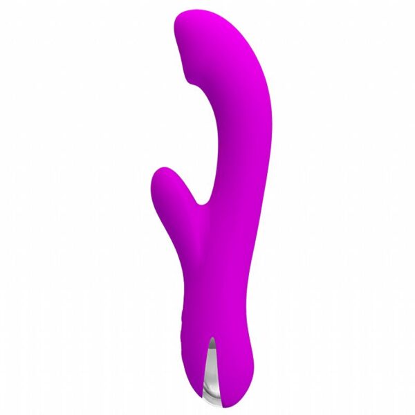 Vibrador e Estimulador com Aquecimento Recarregável - Cornelius - Pretty Love - Sexshop